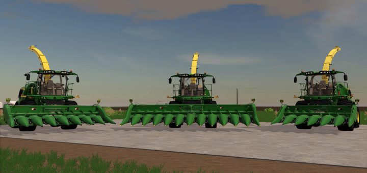 JOHN DEERE CORN HEADERS V1.0 - FS19 mod - FS19.net