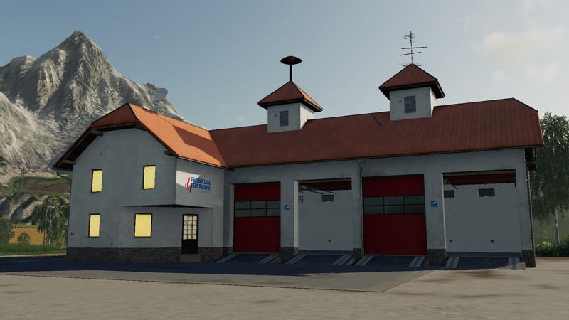 FIRE STATION PLACEABLE WITH SIREN V1.0
