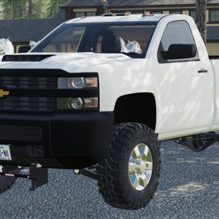 LIFTED 2017 CHEVY SILVERADO 2500 V1.0 - FS19 mod - FS19.net