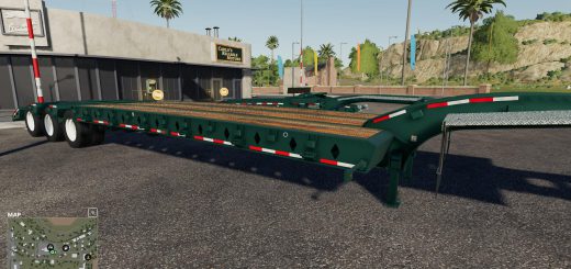 LOAD KING 50 TON OILFIELD TRAILER W/JEEP AND BOOSTER V1.0