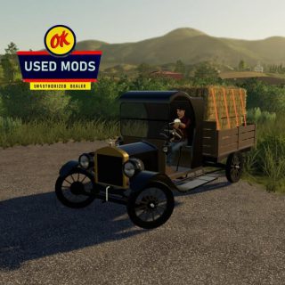 OLD TRUCK - MODEL T FLAT BED V1.0 - FS19 mod - FS19.net