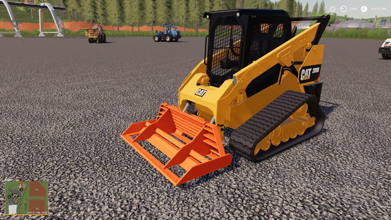 SKID STEER LEVELER V1.0 - FS19 mod - FS19.net