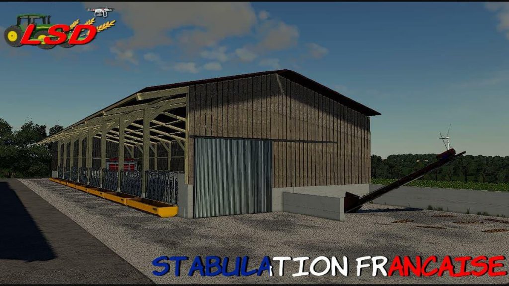 STABULATION FRANCAISE V1.0 - FS19 mod - FS19.net