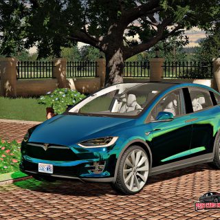 TESLA MODEL X 2017 V1.0 - FS19 mod - FS19.net