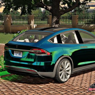 TESLA MODEL X 2017 V1.0 - FS19 mod - FS19.net