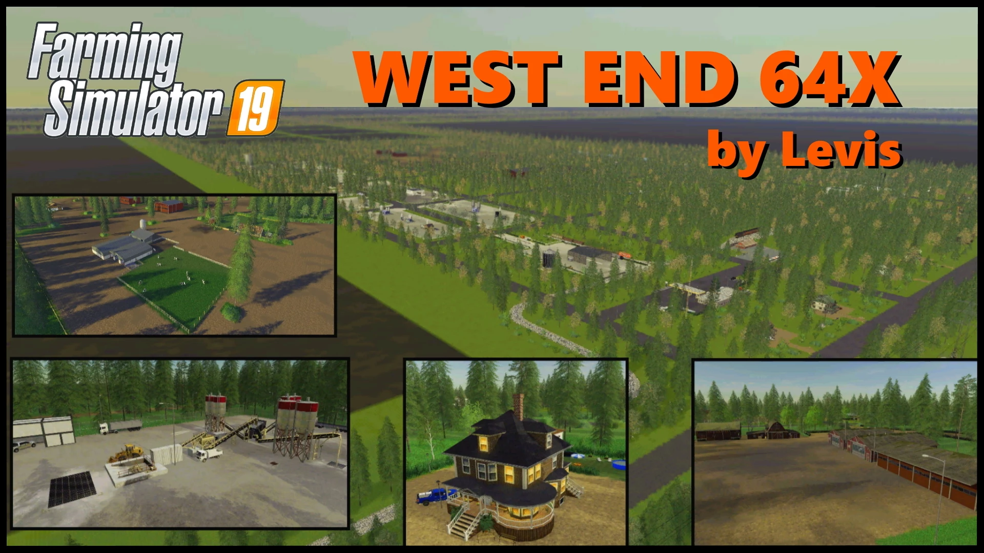 LS19-West End 64x Map v1.0