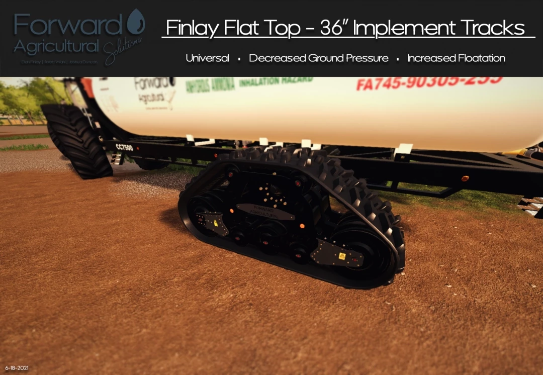 FINLAY FLAT TOP - 36” IMPLEMENT TRACKS V1.0