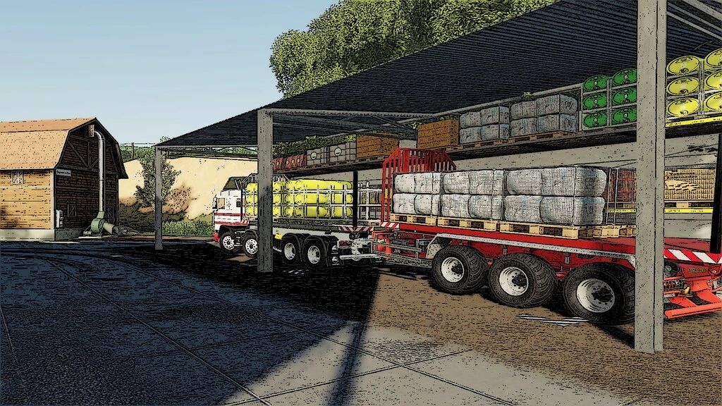 WAREHOUSE OF PRODUCTS ON PALLETS V1.0