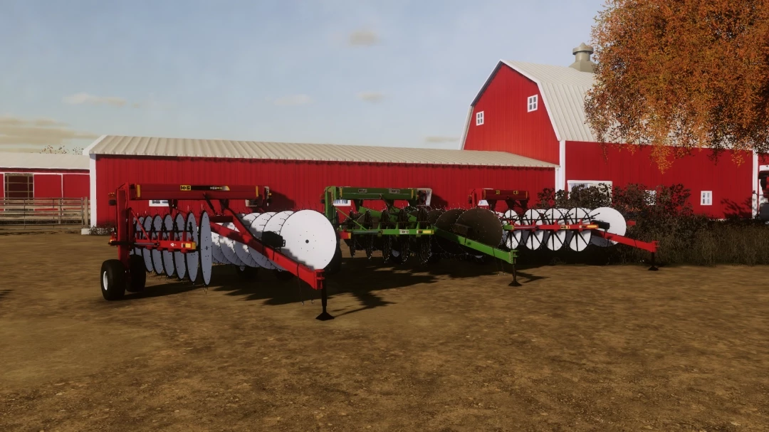 HS Frontier Wheel Rake for Farming simulator 19 17 Wheel hay rake, high q.....