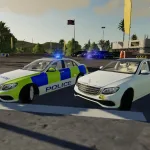MERCEDES SEDAN HYBRID UK POLICE / TAXI V1.0