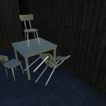 PACKAGE WITH TABLES AND CHAIRS (PREFAB) V1.0