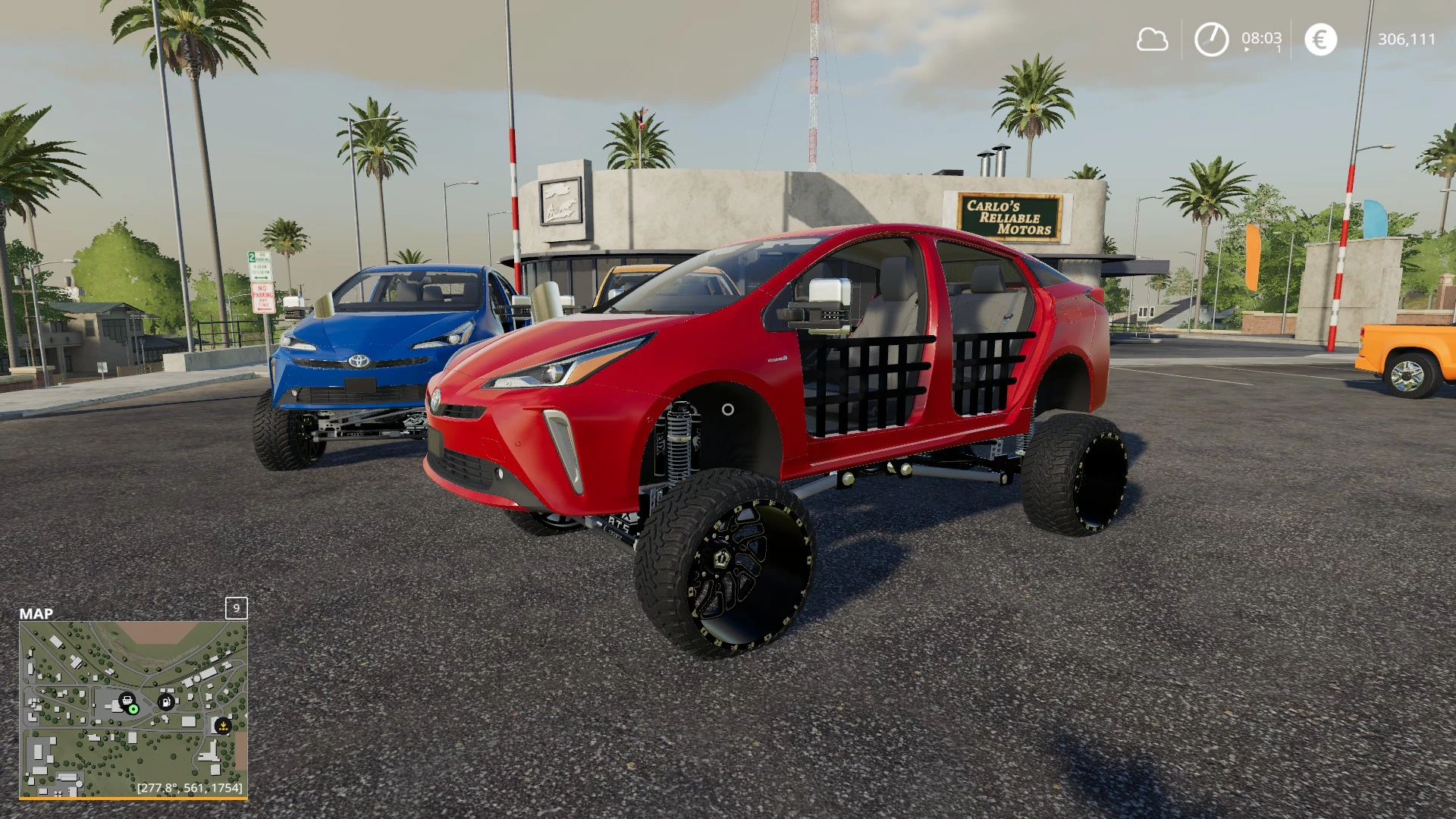 lifted toyota prius