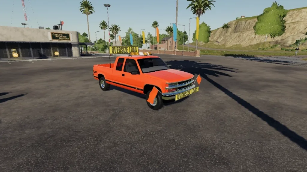 CHEVY 1500 OVERSIZE LOAD/PILOT CAR (VECTOR EDITION) V1.0