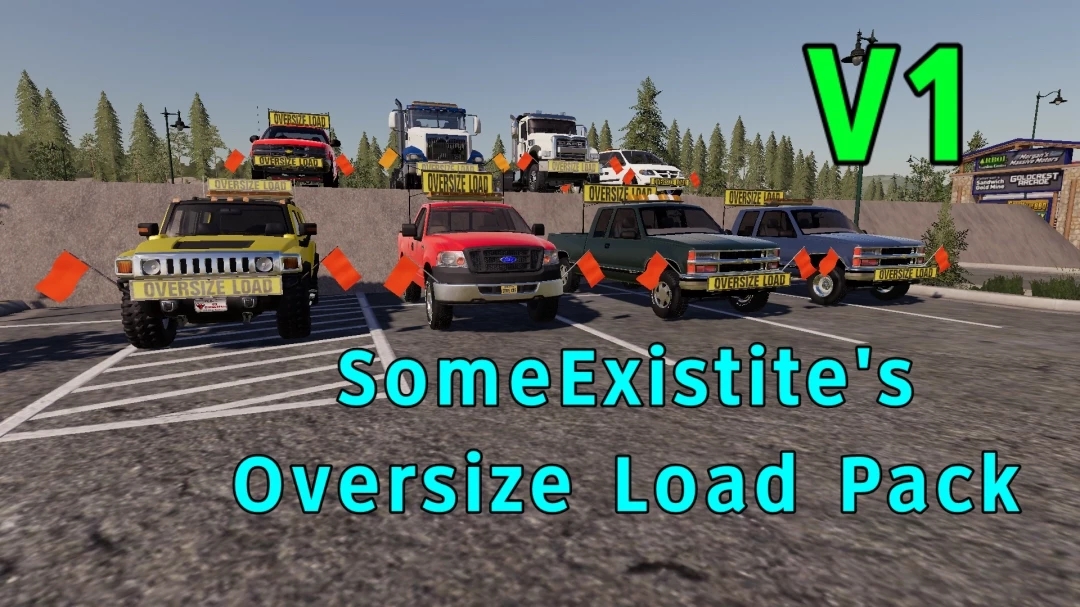 Someexistites Oversize Load Pack V10 Fs19 Mod 1737