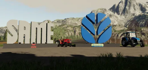 PLACEABLE NEW HOLLAND AND SAME LOGOS V1.0