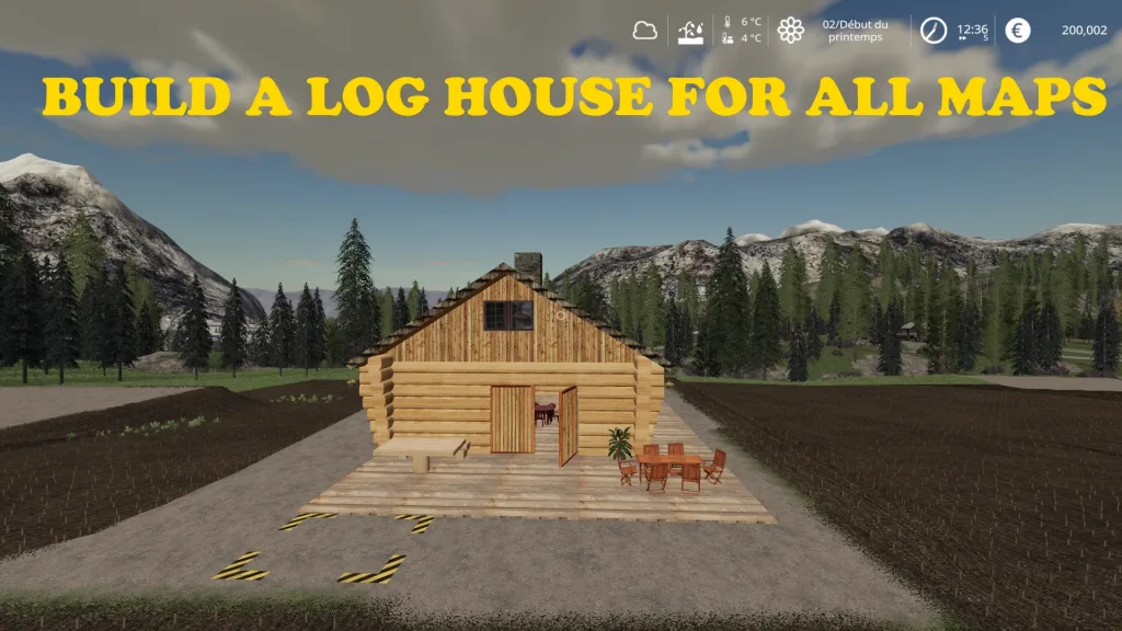 BUILDING LOG HOUSE ALL MAPS V1.0