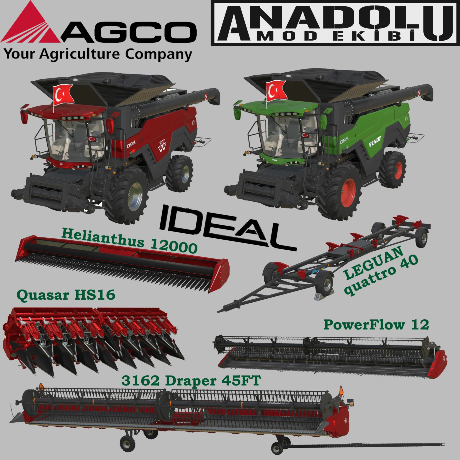 Agco İdeal Paketi V10 Fs19 Mod 9248