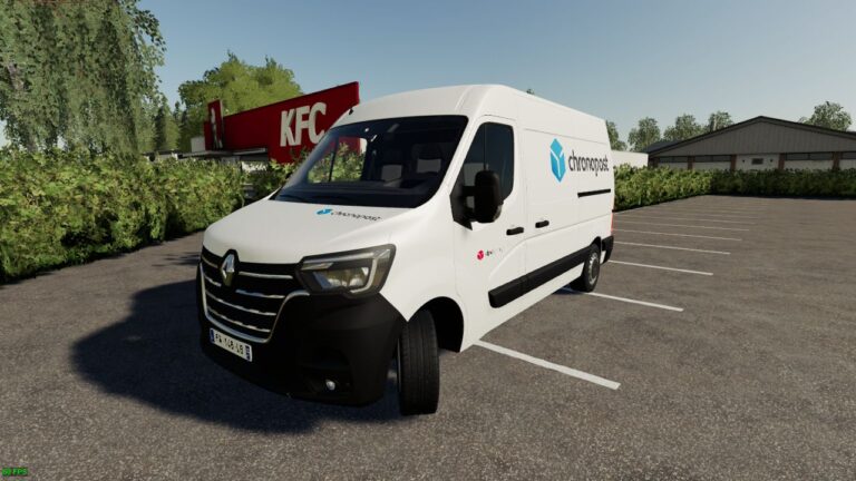 Renault Master IV - Chronopost V1.0 - FS19 mod - FS19.net