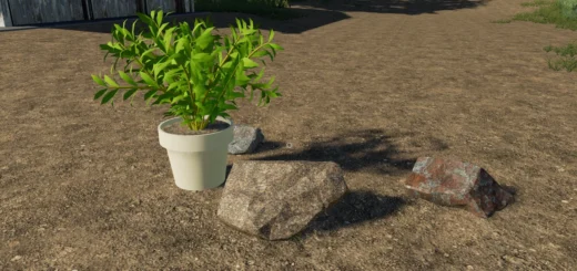 Placeable Flowerpots & Rocks v1.0