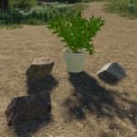 Placeable Flowerpots & Rocks v1.0