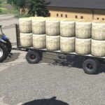 Homemade Autoload Baletrailer