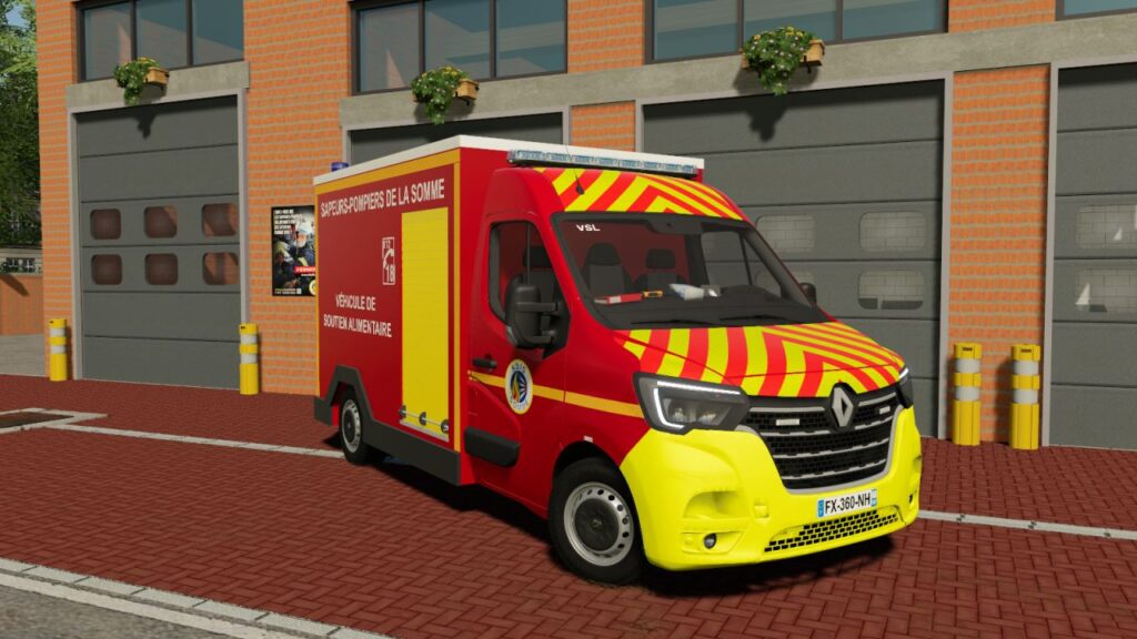 Renault Master IV (SDIS 80 Food Support Vehicle) V1.0